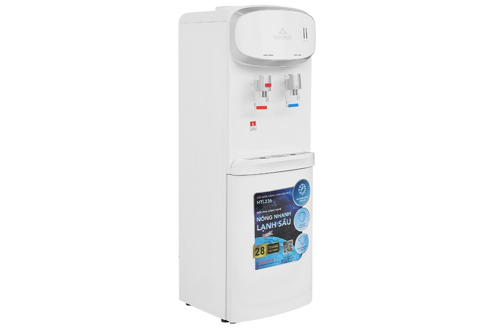 Cây nước nóng lạnh Hòa Phát HTL236 640W Màu Trắng