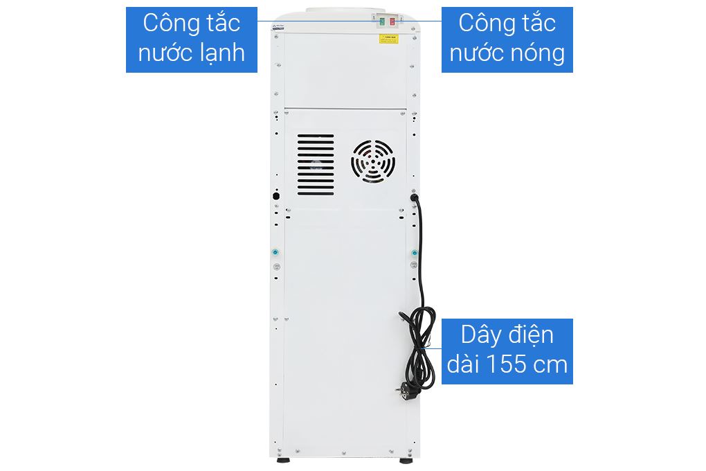 Cây nước nóng lạnh Hòa Phát HTL236 640W Màu Trắng