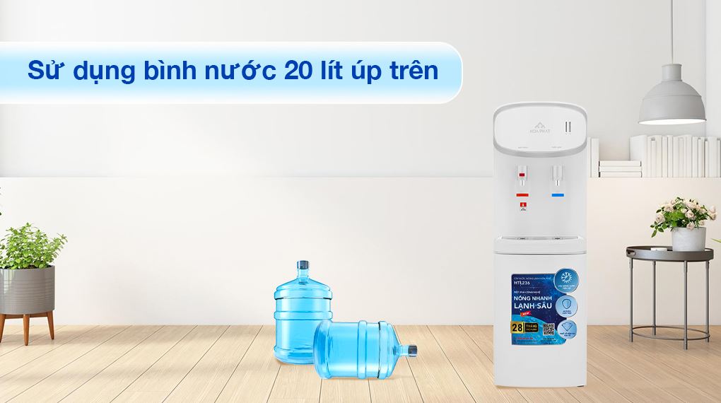 Cây nước nóng lạnh Hòa Phát HTL236 640W - Thiết kế