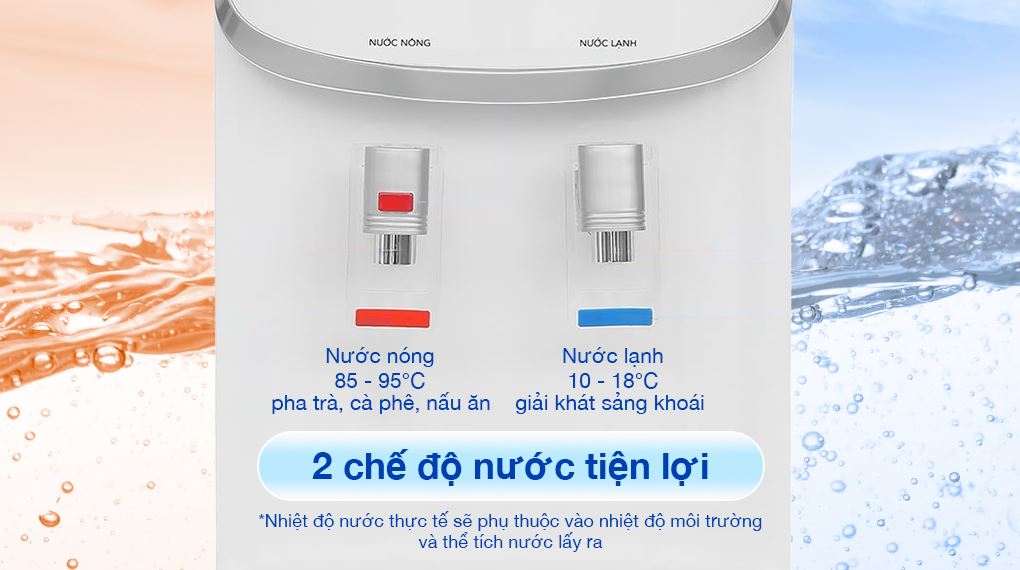 Cây nước nóng lạnh Hòa Phát HTL236 640W - Chế độ nước