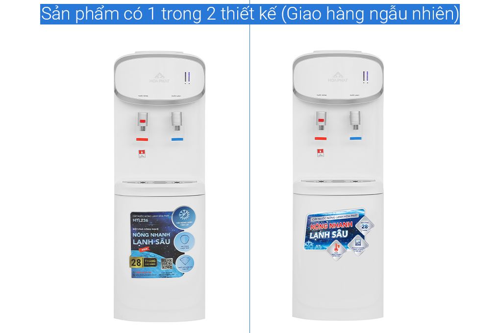 Cây nước nóng lạnh Hòa Phát HTL236 640W Màu Trắng