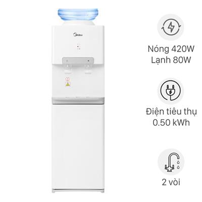 Cây nước nóng lạnh Midea YD1732S-W 500W