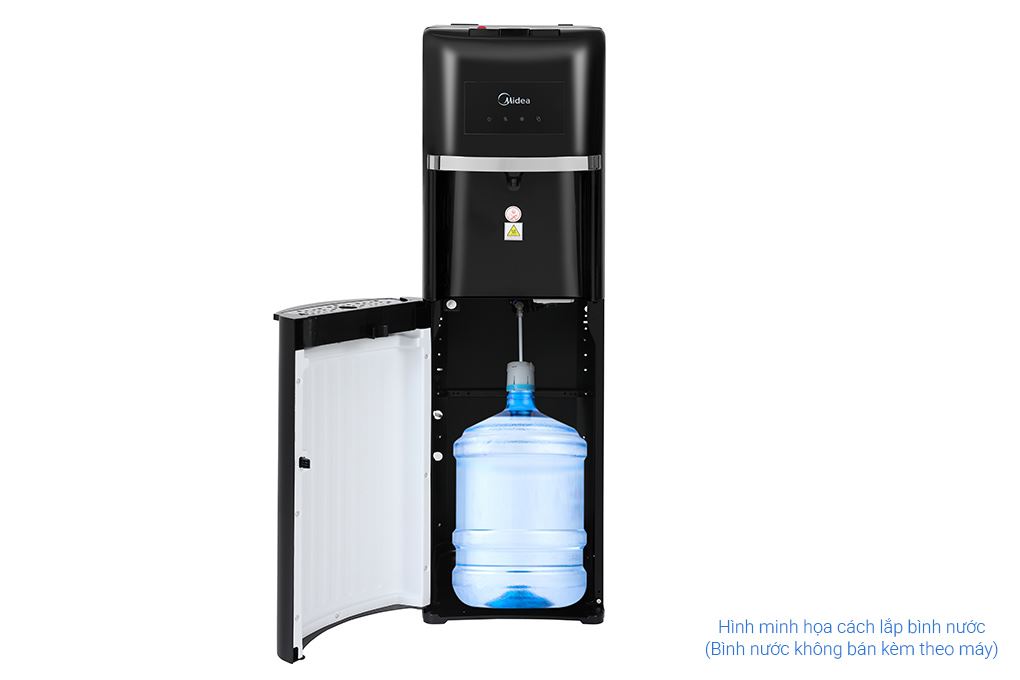 Cây nước nóng lạnh Midea YD1135AS-B 500W Màu Đen