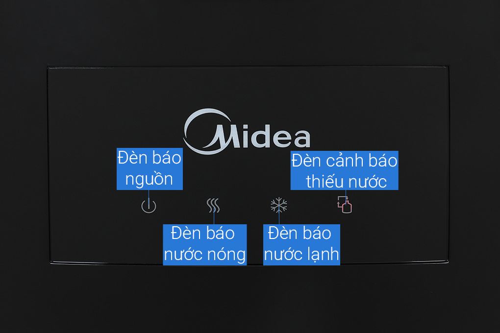 Cây nước nóng lạnh Midea YD1135AS-B 500W Màu Đen