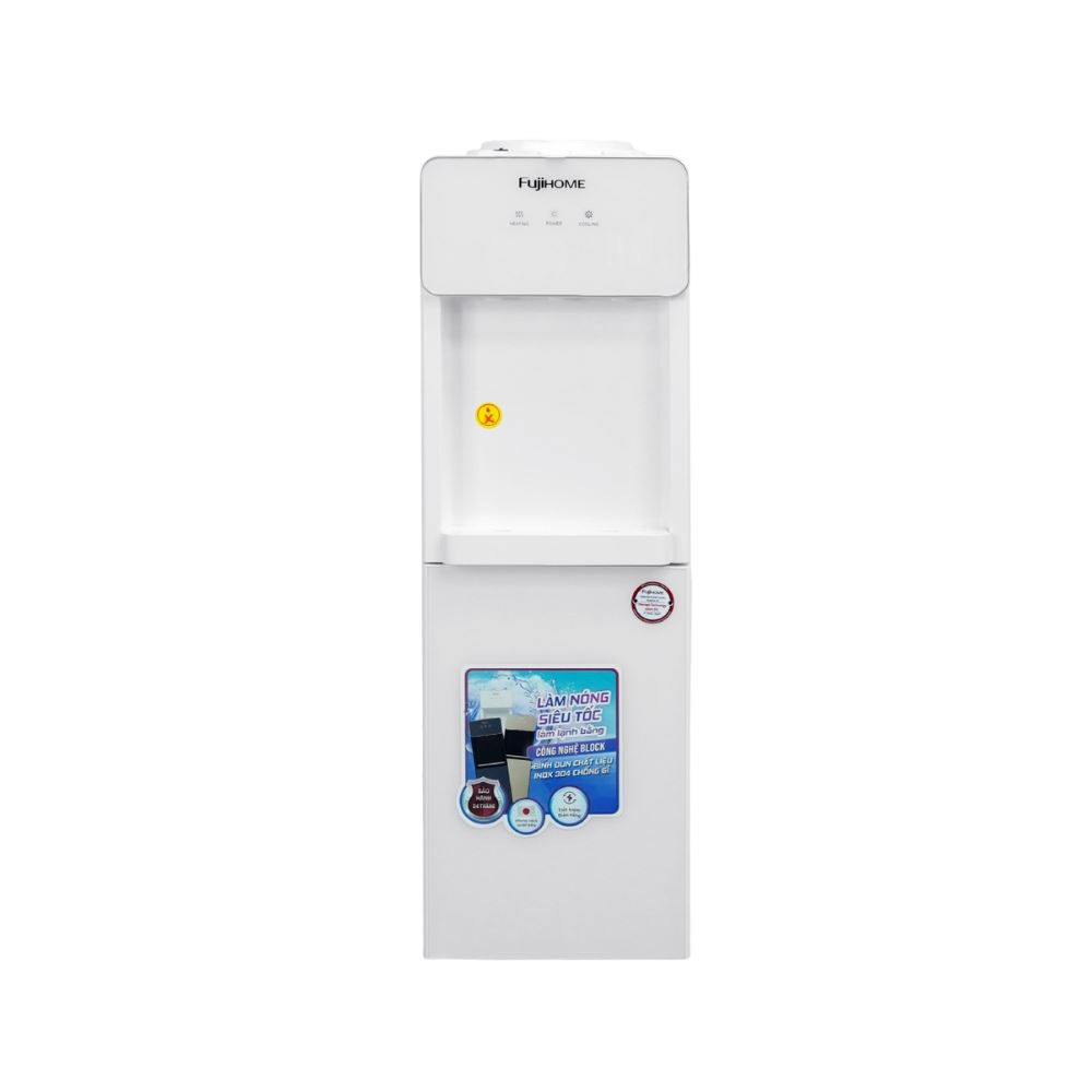 Cây nước nóng lạnh FUJIHOME WD675C-W 590W Màu Trắng