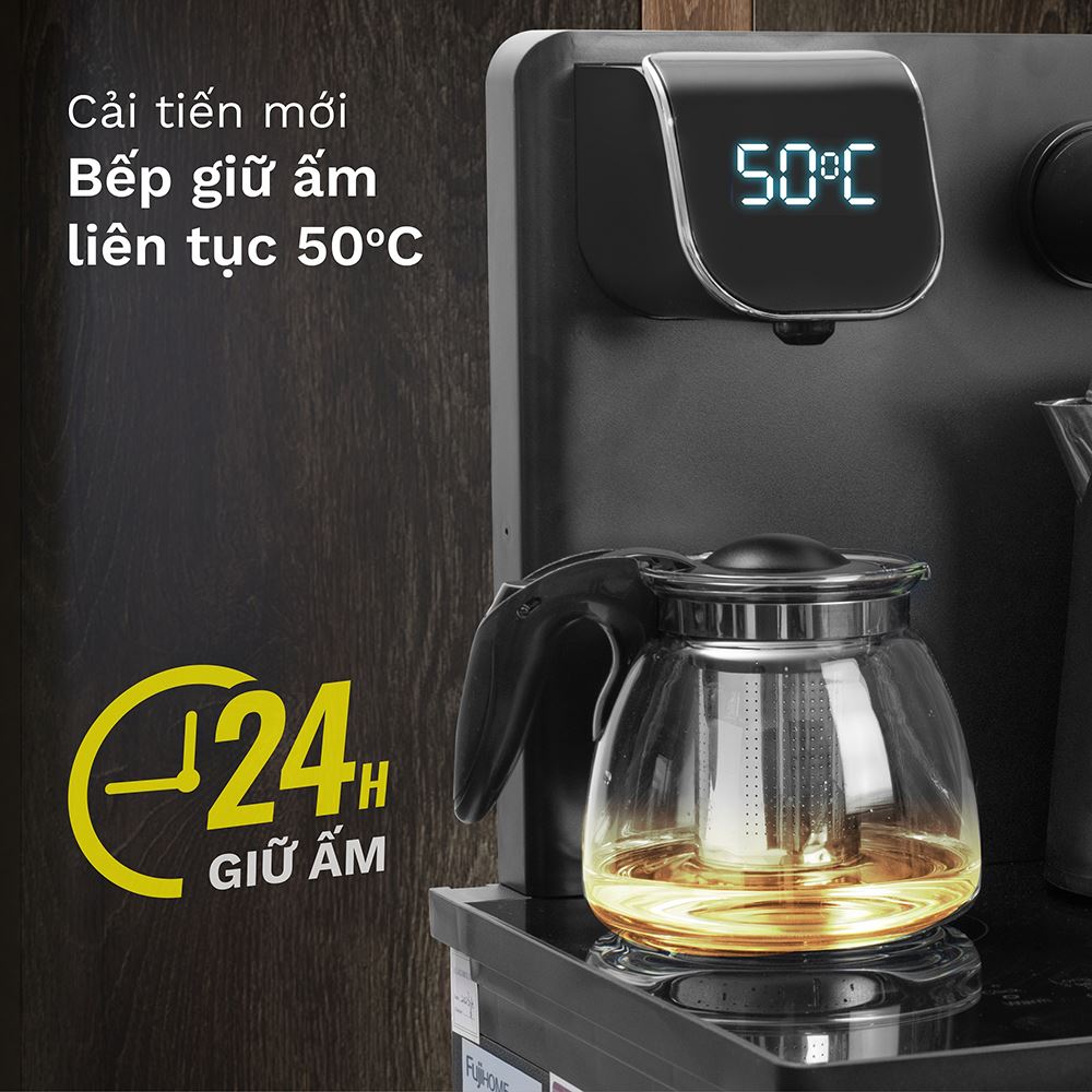 Cây nước nóng FUJIHOME TB110E-H 1375W Màu Đen