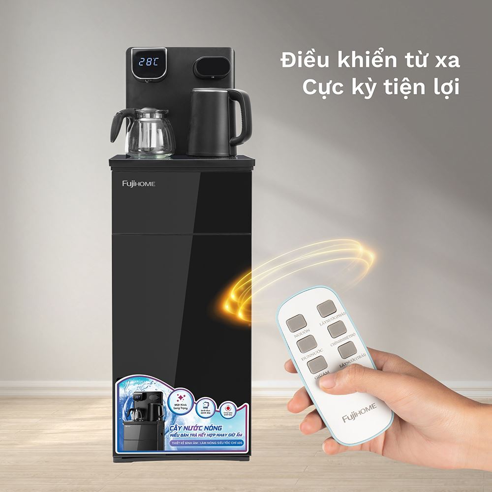 Cây nước nóng FUJIHOME TB110E-H 1375W Màu Đen