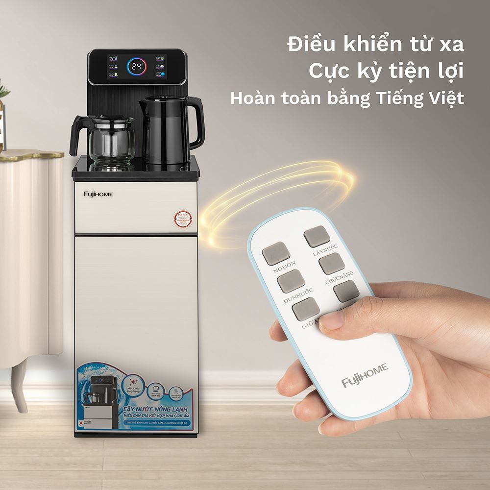 Cây nước nóng lạnh FUJIHOME TBD22 1440W Màu Đen