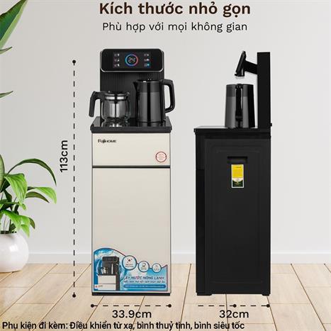 Cây nước nóng lạnh FUJIHOME TBD22 1475W Màu Đen