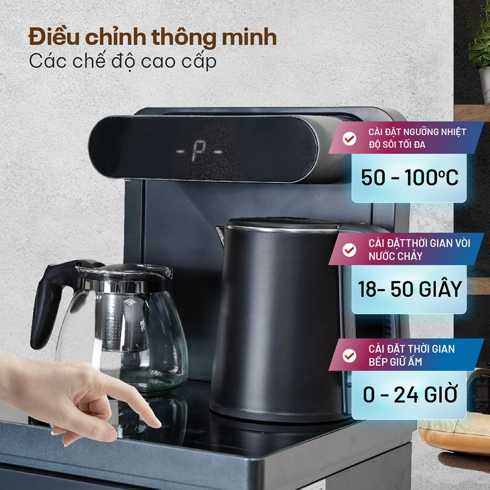 Cây nước nóng lạnh FUJIHOME TB392 1440W Màu Đen