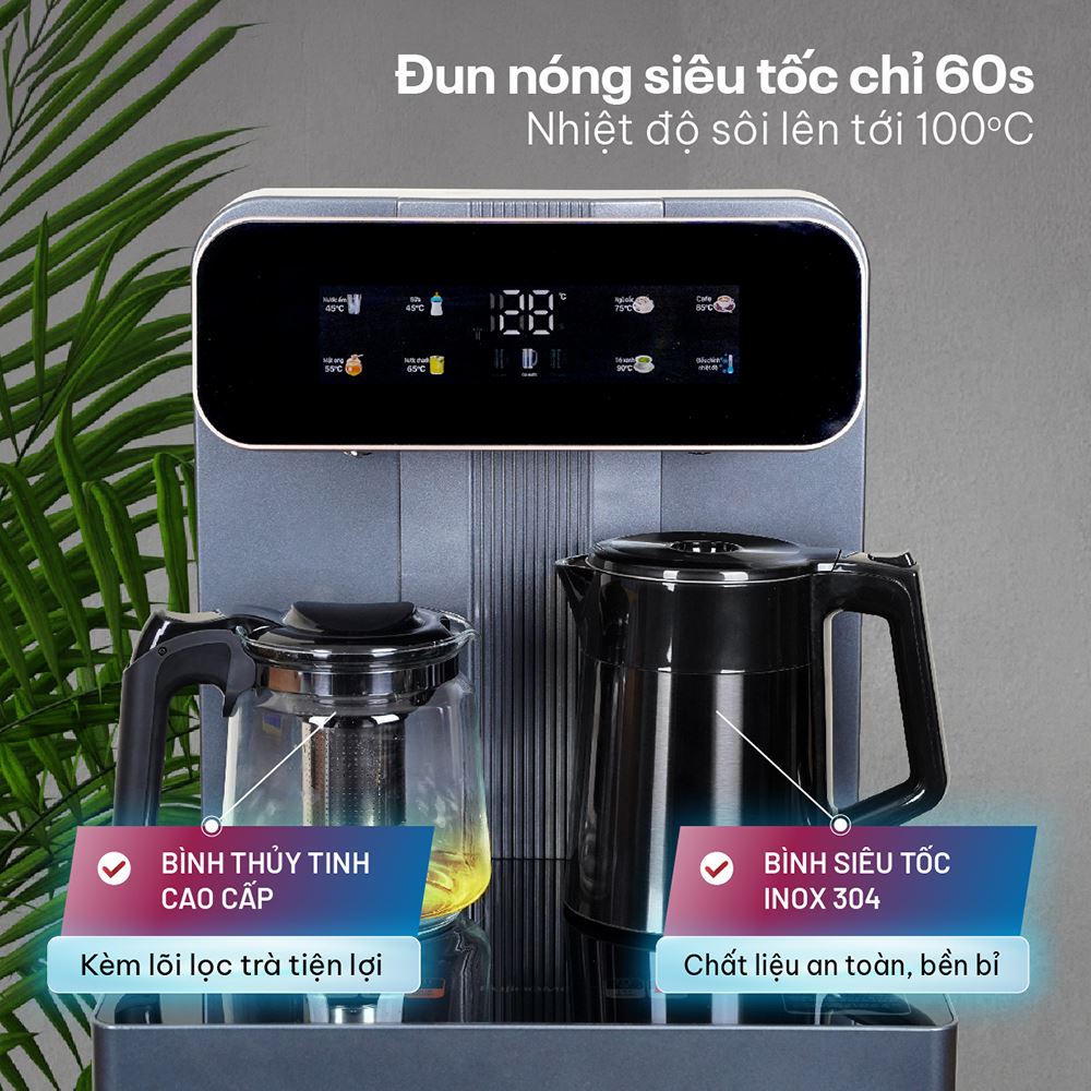 Cây nước nóng lạnh FUJIHOME TB243A 1440W Màu Đen