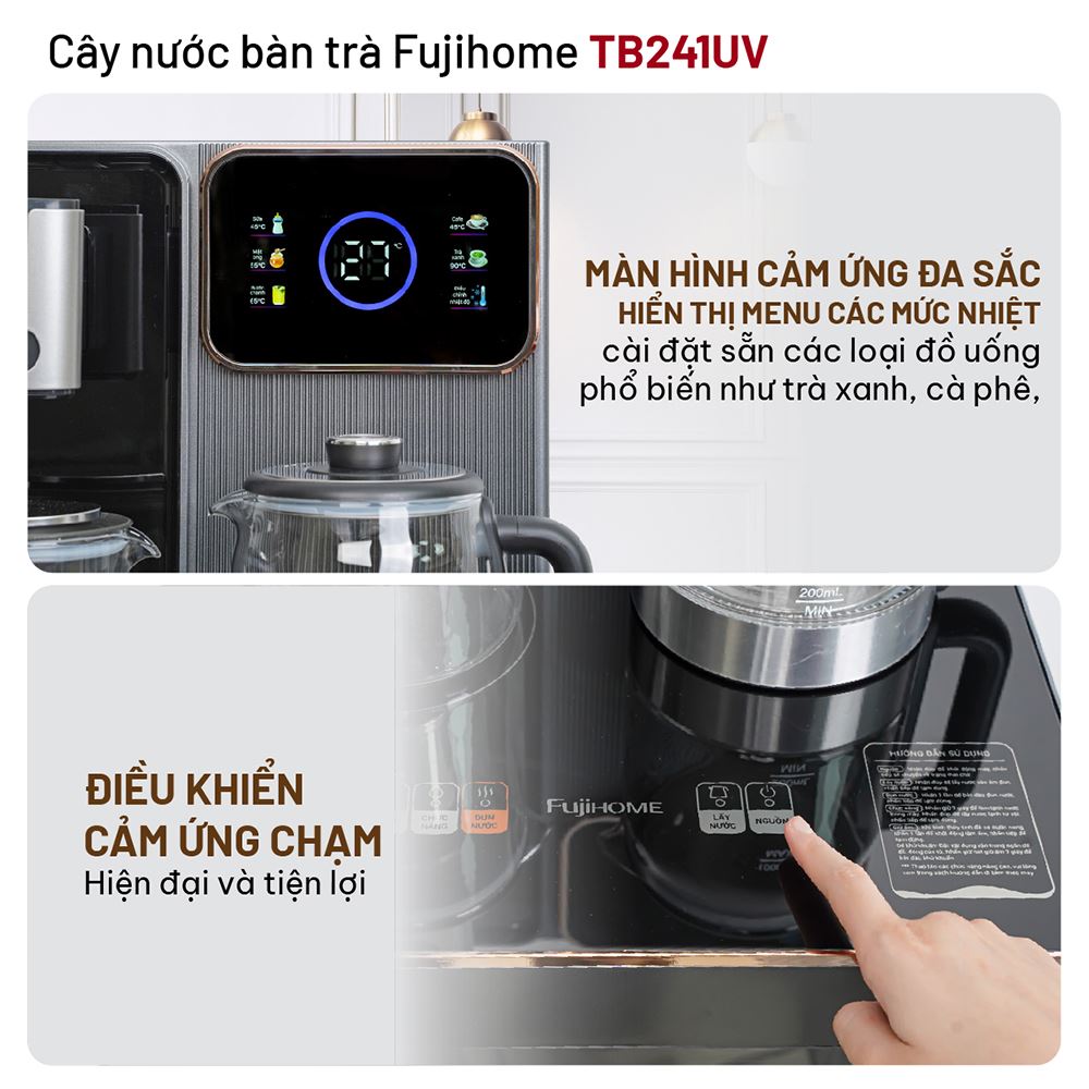 Cây nước nóng lạnh FUJIHOME TB241UV 1440W - 12