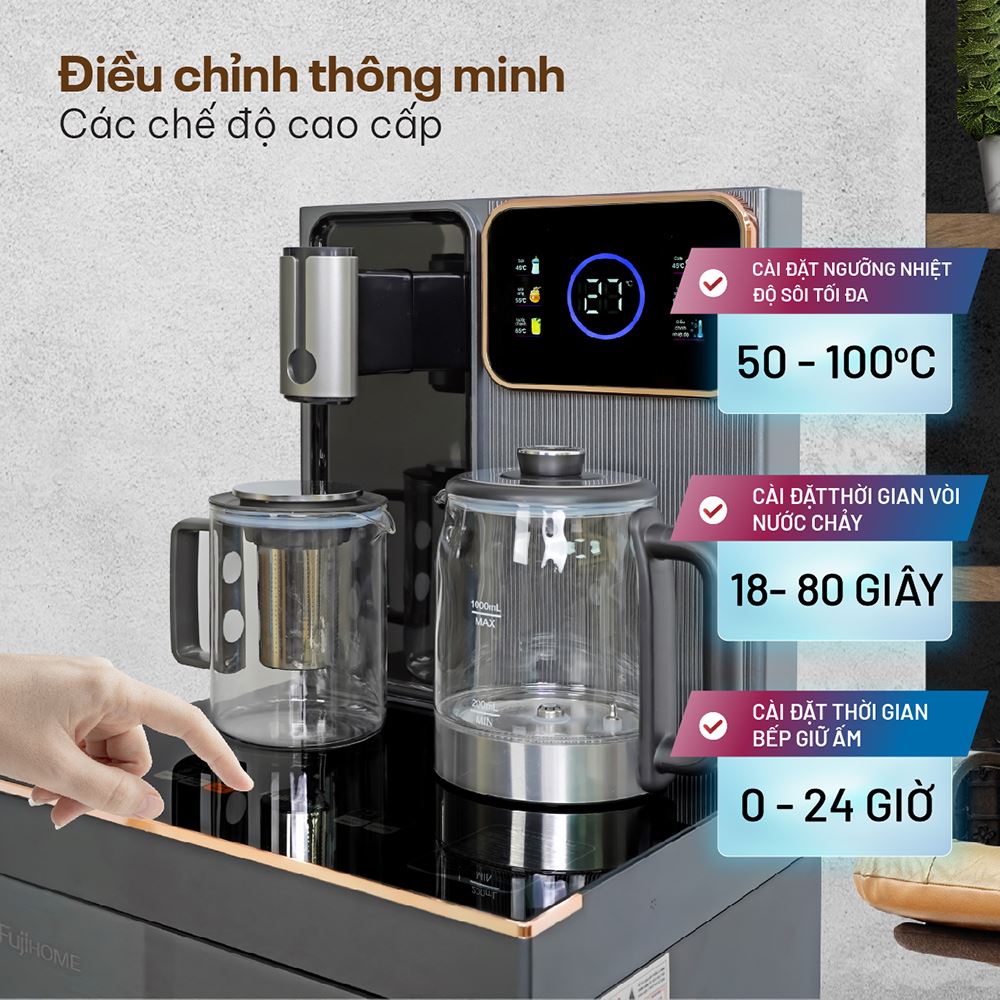 Cây nước nóng lạnh FUJIHOME TB241UV 1440W - 8