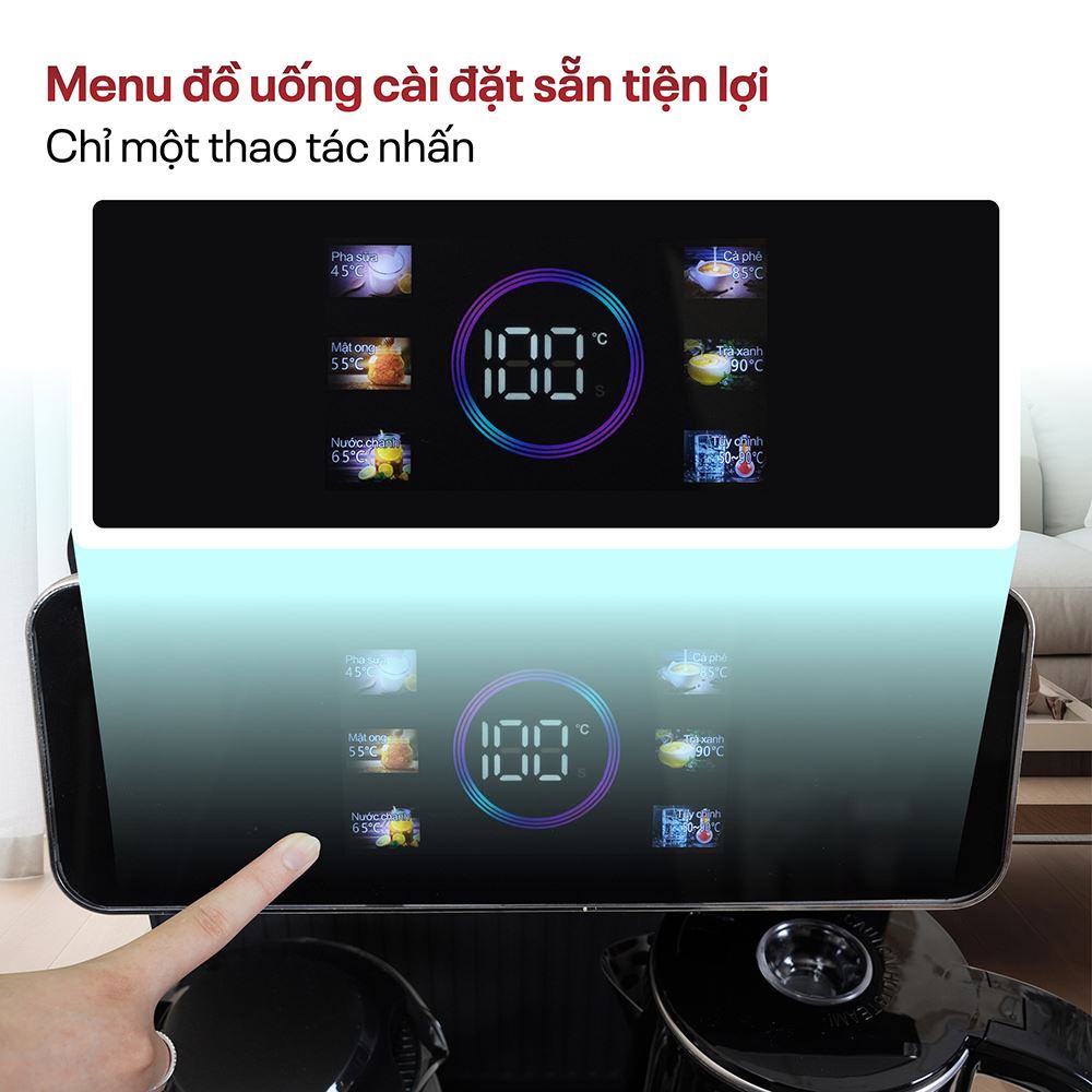 Cây nước nóng lạnh FUJIHOME TB815 1420W Màu Đen