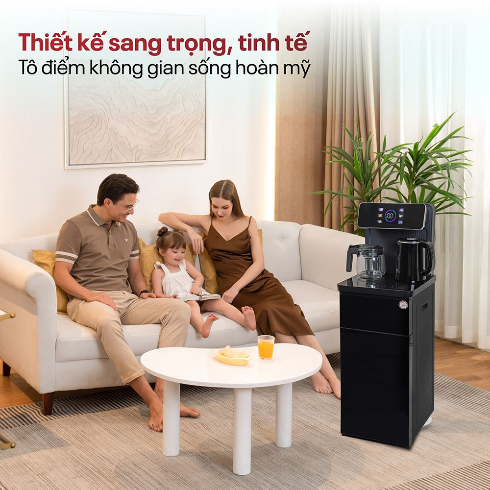 Cây nước nóng lạnh FUJIHOME TB815 1420W Màu Đen