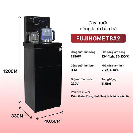 Cây nước nóng lạnh FUJIHOME TBA2 1450W Màu Đen