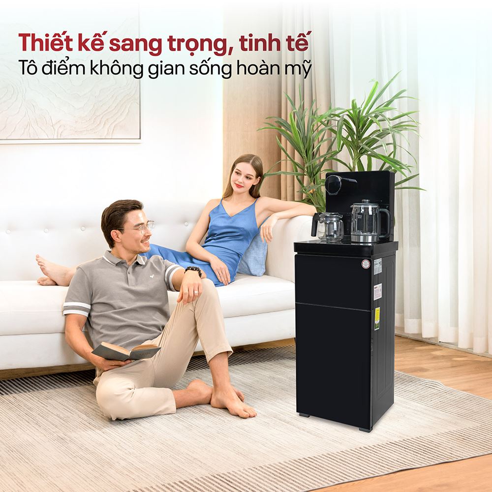 Cây nước nóng lạnh FUJIHOME TBA2 1465W Màu Đen