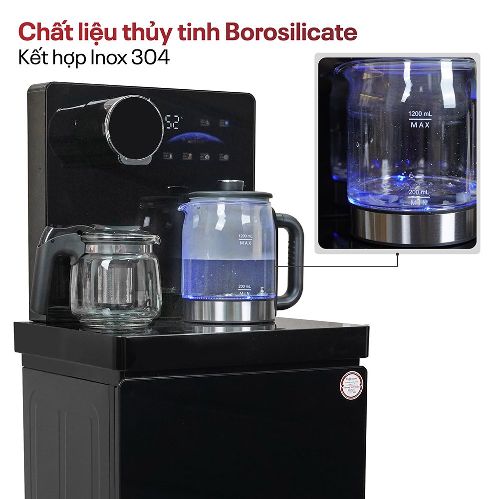 Cây nước nóng lạnh FUJIHOME TBA2 1465W Màu Đen