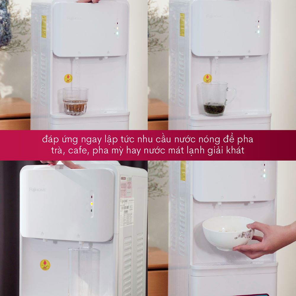Cây nước nóng lạnh FUJIHOME WD531C 505W - 4