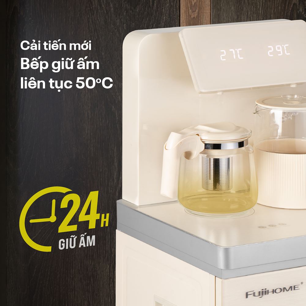 Cây nước nóng lạnh FUJIHOME TB-231C 1460W Màu Trắng