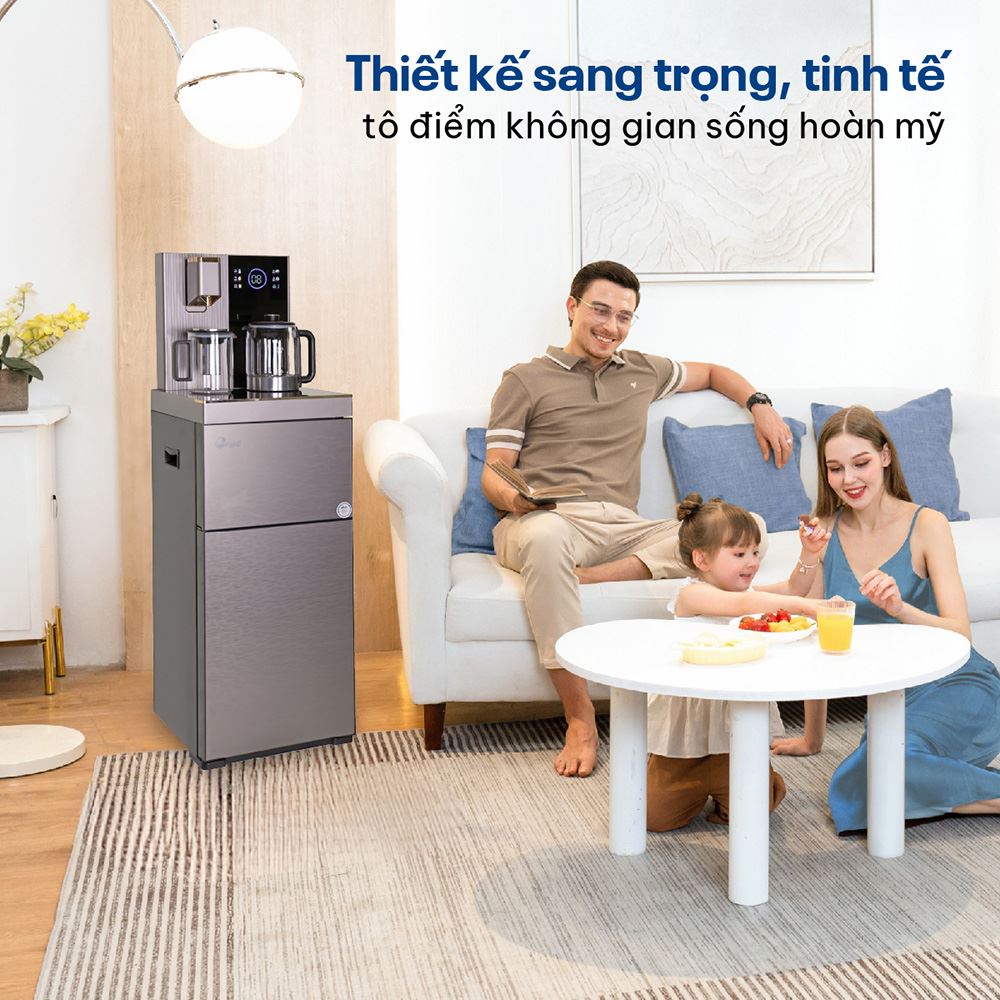 Cây nước nóng lạnh FujiE TB238UV 1440W Màu Xám