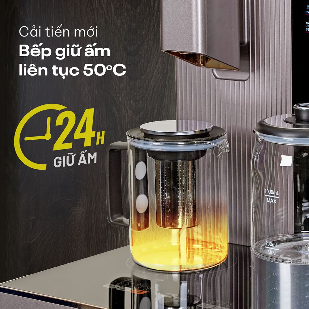 Cây nước nóng lạnh FujiE TB238UV 1440W Màu Xám