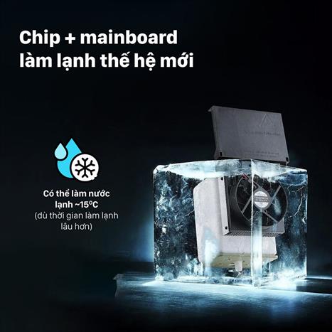 Cây nước nóng lạnh mini FujiE WD579E 485W Màu Trắng - Xám