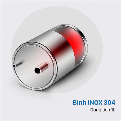 Cây nước nóng lạnh mini FujiE WD579E 485W Màu Trắng - Xám