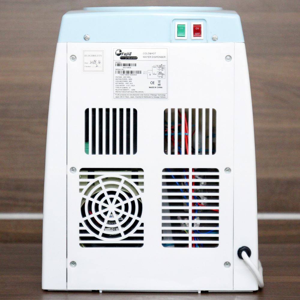 Cây nước nóng lạnh mini FujiE WD1080E 615W Màu Trắng - Xanh