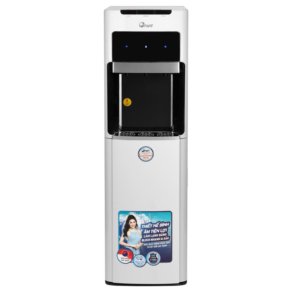 Cây nước nóng lạnh FujiE WD8500C 585W Màu Trắng - Đen