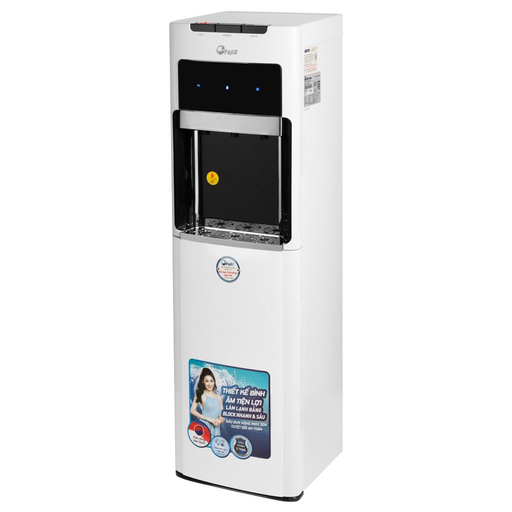 Cây nước nóng lạnh FujiE WD8500C 585W Màu Trắng - Đen