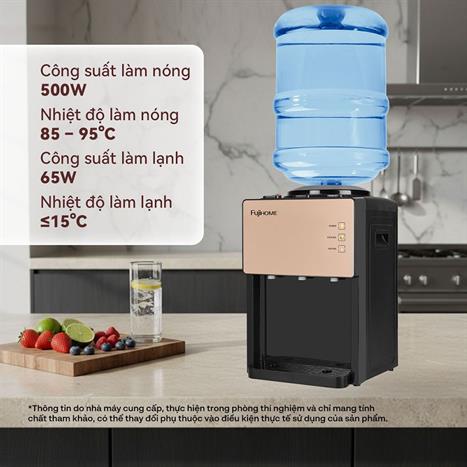 Cây nước nóng lạnh FUJIHOME WD07E 565W Màu Đen