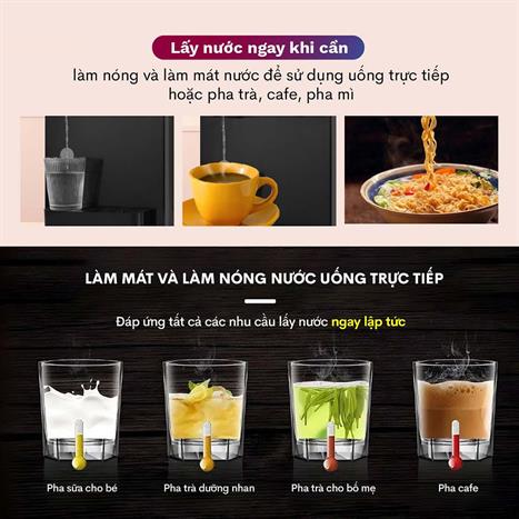 Cây nước nóng lạnh FUJIHOME WD07E 565W Màu Đen