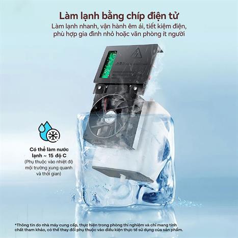 Cây nước nóng lạnh FUJIHOME WD07E 565W Màu Đen