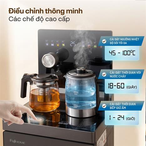 Cây nước nóng lạnh FUJIHOME TB2411N-VOICE 1430W Màu Xám