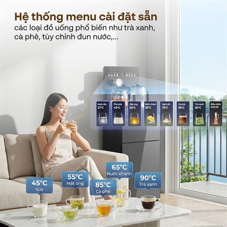 Cây nước nóng lạnh FUJIHOME TB2411N-VOICE 1430W Màu Xám