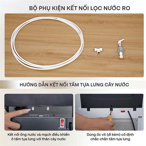 Cây nước nóng lạnh FUJIHOME TB2411N-VOICE 1430W Màu Xám