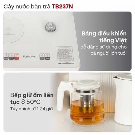 Cây nước nóng lạnh FUJIHOME TB237N 1430W Màu Trắng