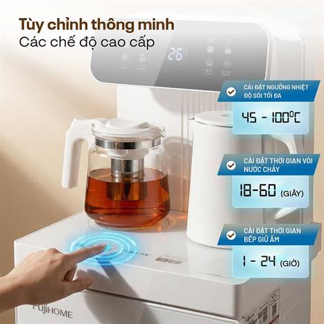 Cây nước nóng lạnh FUJIHOME TB237N 1430W Màu Trắng