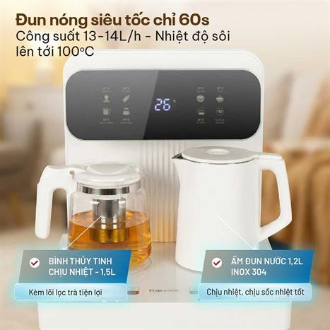 Cây nước nóng lạnh FUJIHOME TB237N 1430W Màu Trắng