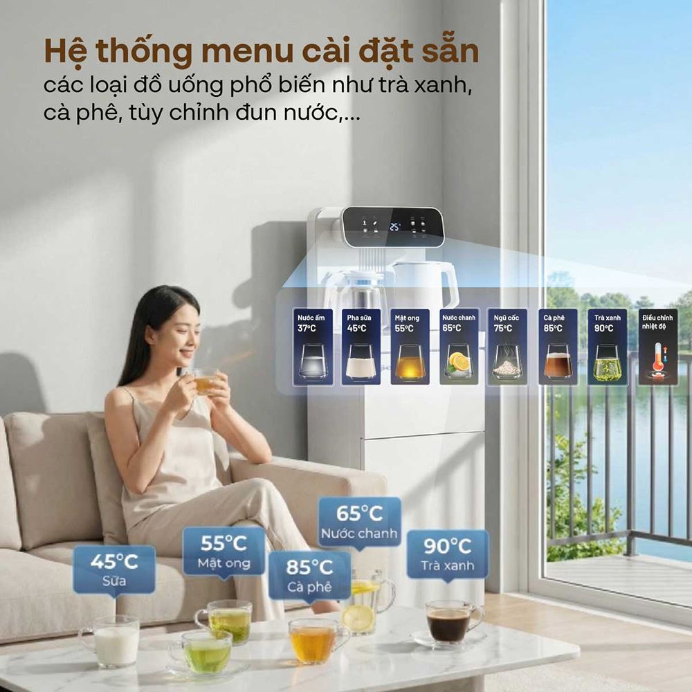 Cây nước nóng lạnh FUJIHOME TB237N 1430W - 18