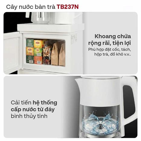 Cây nước nóng lạnh FUJIHOME TB237N 1430W Màu Trắng
