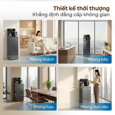 Cây nước nóng lạnh FUJIHOME TB392N 1430W Màu Ghi