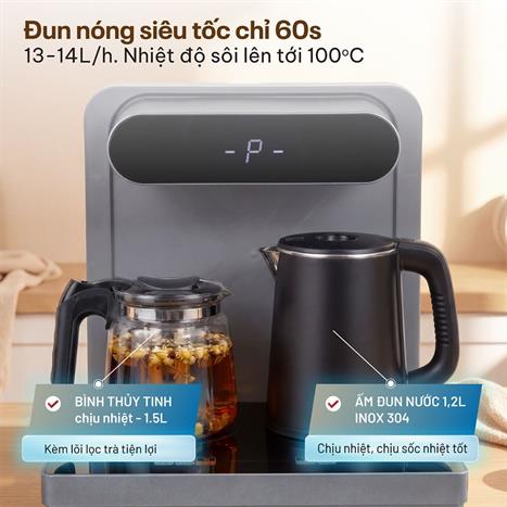 Cây nước nóng lạnh FUJIHOME TB392N 1430W Màu Ghi