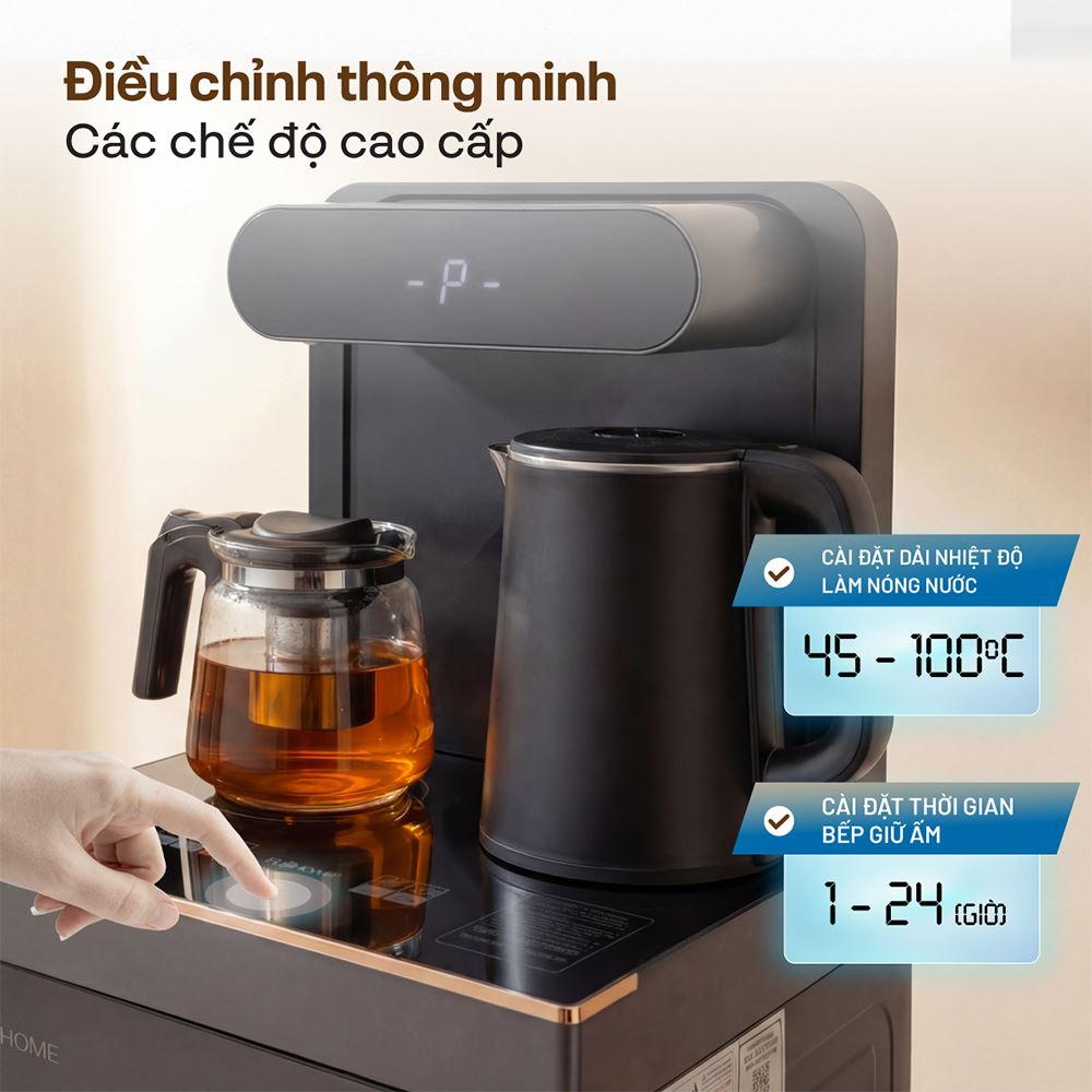 Cây nước nóng lạnh FUJIHOME TB392N 1430W Màu Ghi