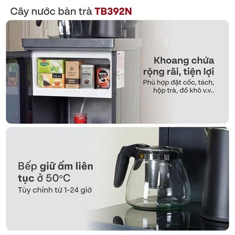Cây nước nóng lạnh FUJIHOME TB392N 1430W Màu Ghi