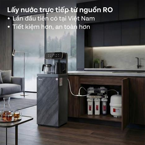 Cây nước nóng lạnh FUJIHOME TB243AN 1430W Màu Xám đậm