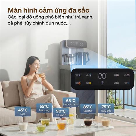 Cây nước nóng lạnh FUJIHOME TB243AN 1430W Màu Xám đậm