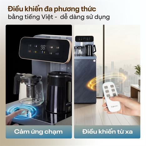Cây nước nóng lạnh FUJIHOME TB243AN 1430W Màu Xám đậm