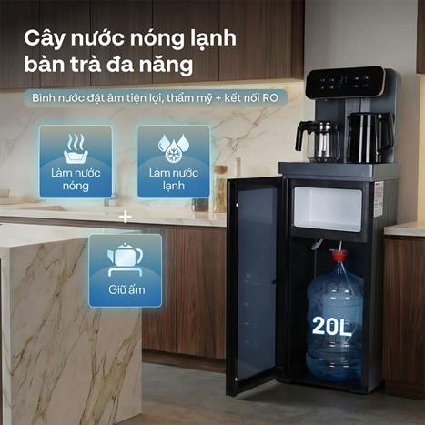 Cây nước nóng lạnh FUJIHOME TB243AN 1430W Màu Xám đậm